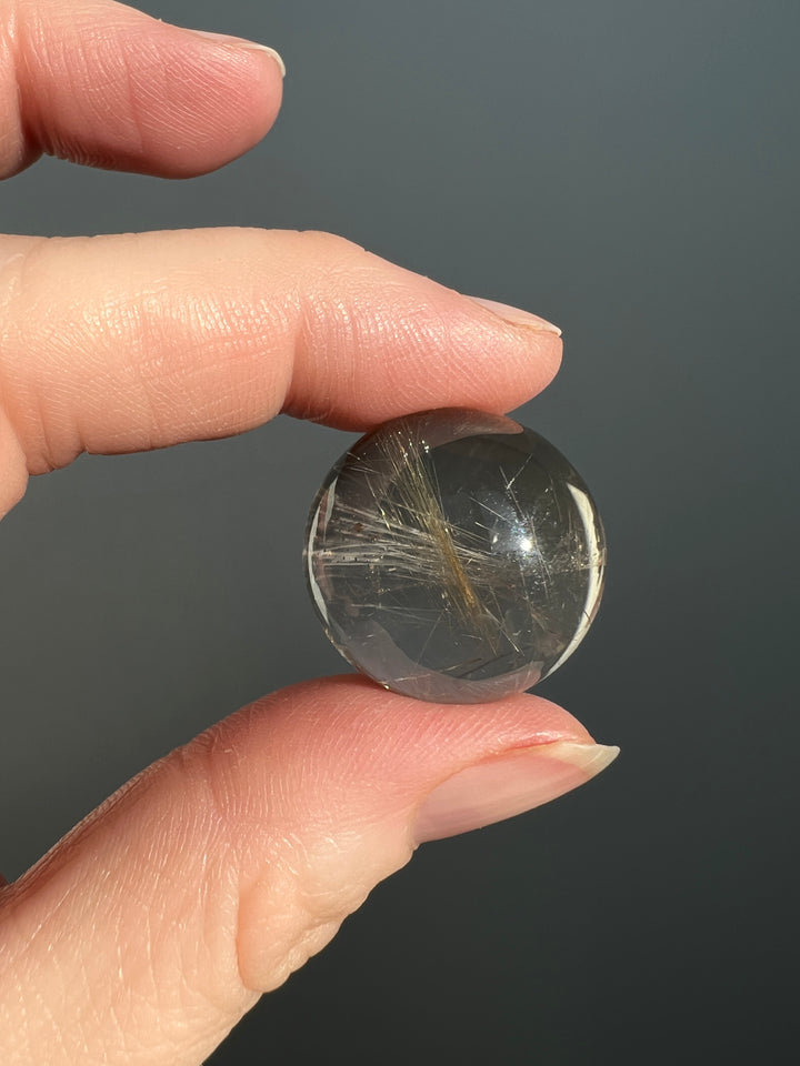 Golden Rutilated Quartz Sphere 23mm (5)