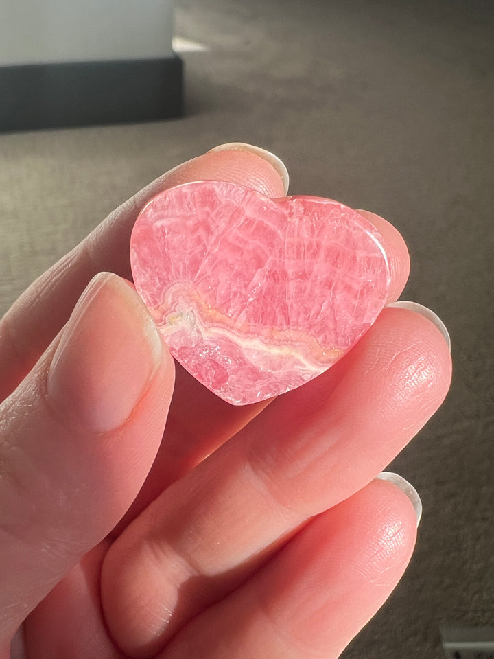 Rhodochrosite Heart (1)