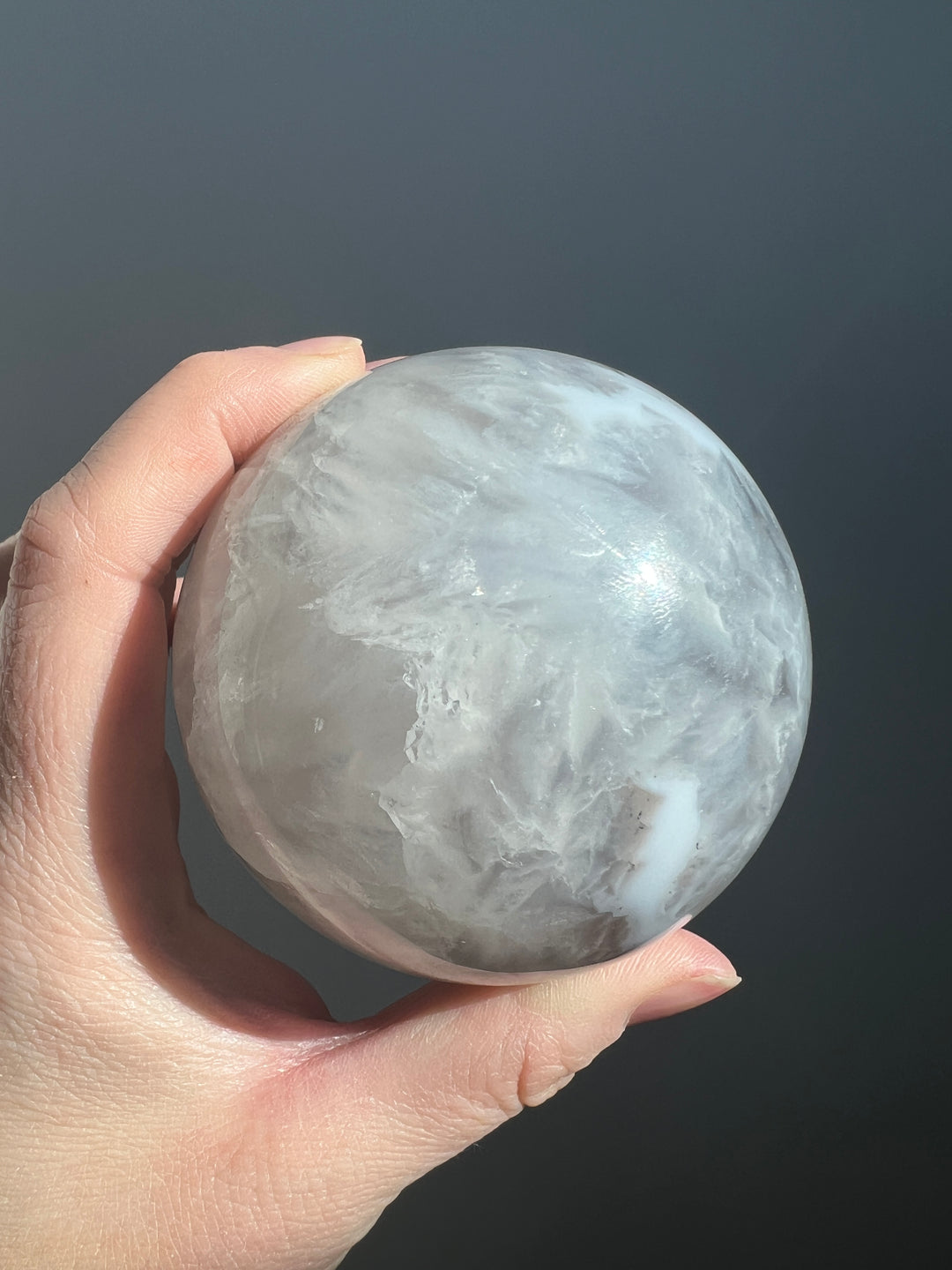 Sugar Druzy Agate Sphere 1 78mm | 614g