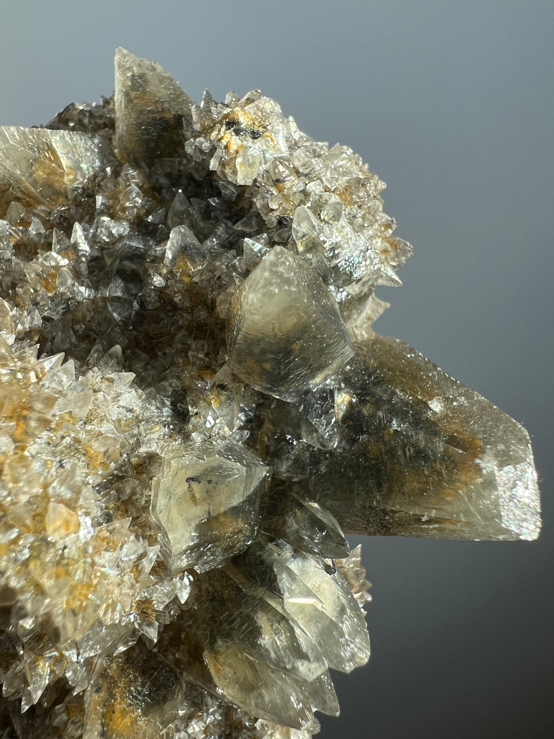 Danburite coated in Calcite