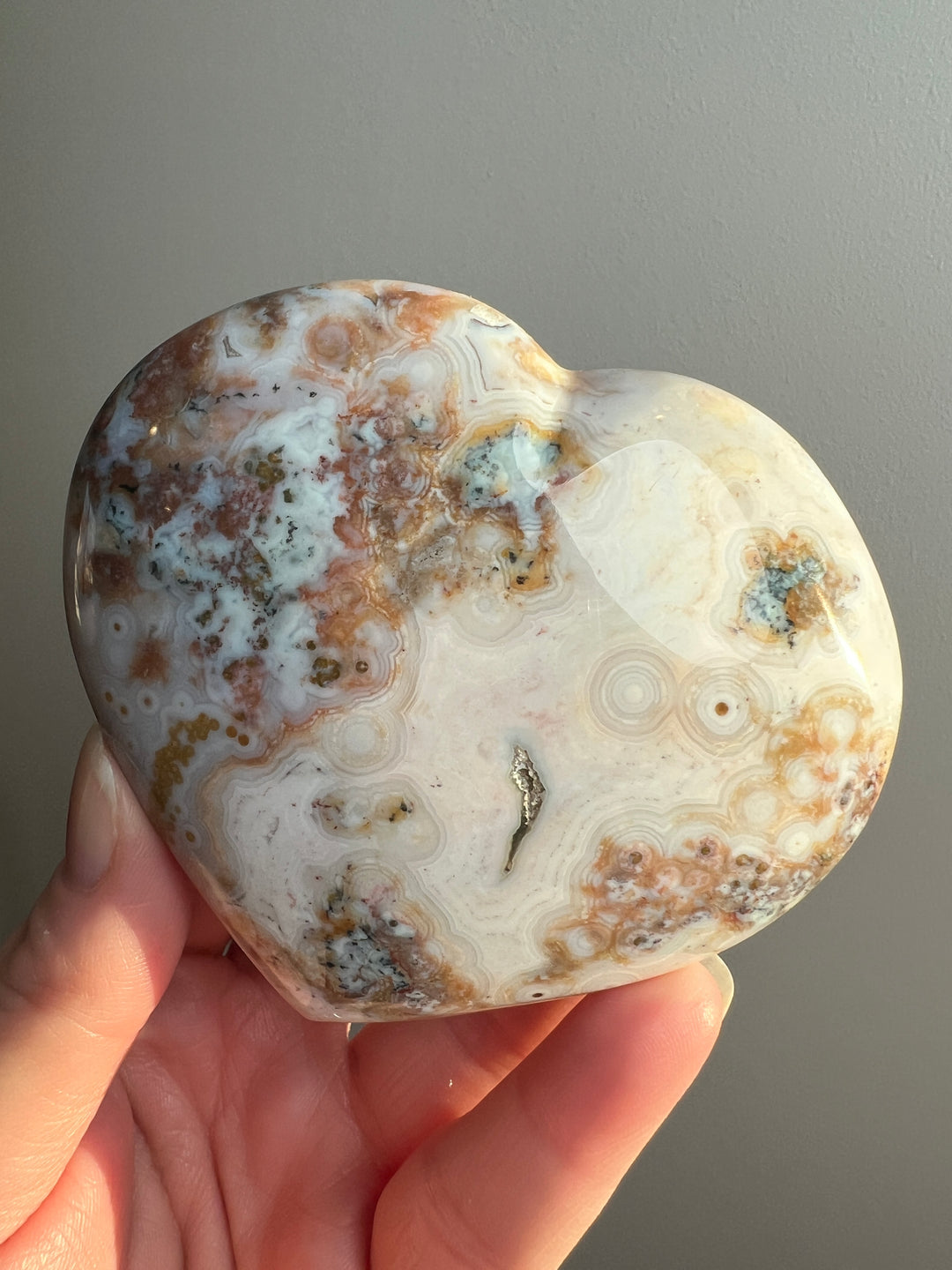 Ocean Jasper 8th Vein Heart