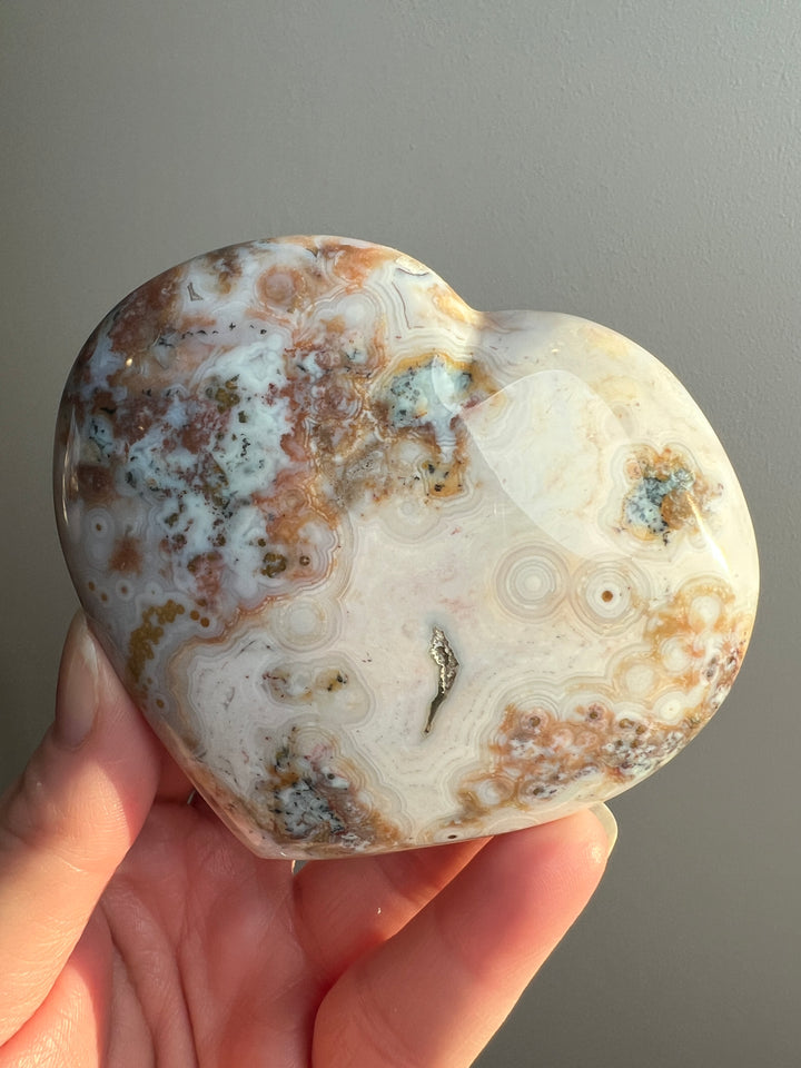 Ocean Jasper 8th Vein Heart