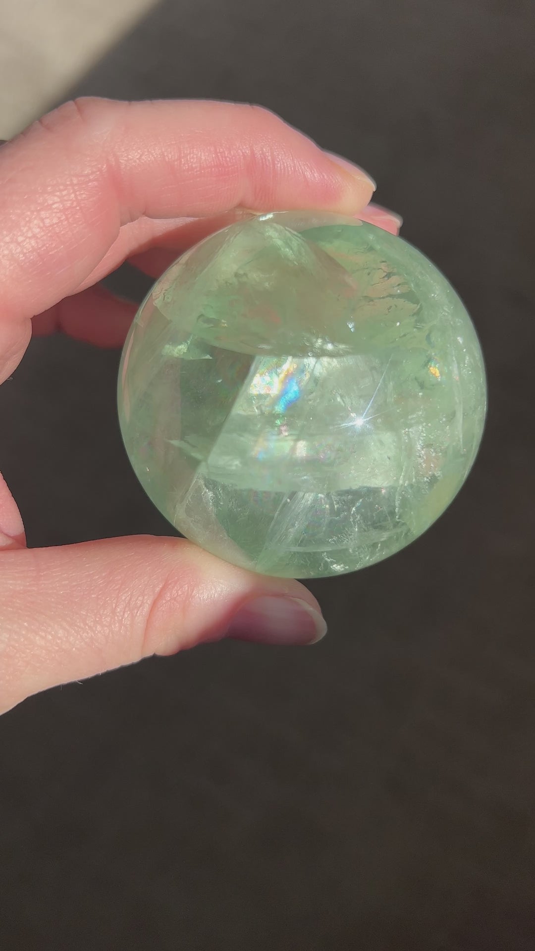 Green Fluorite Sphere 60mm (3)