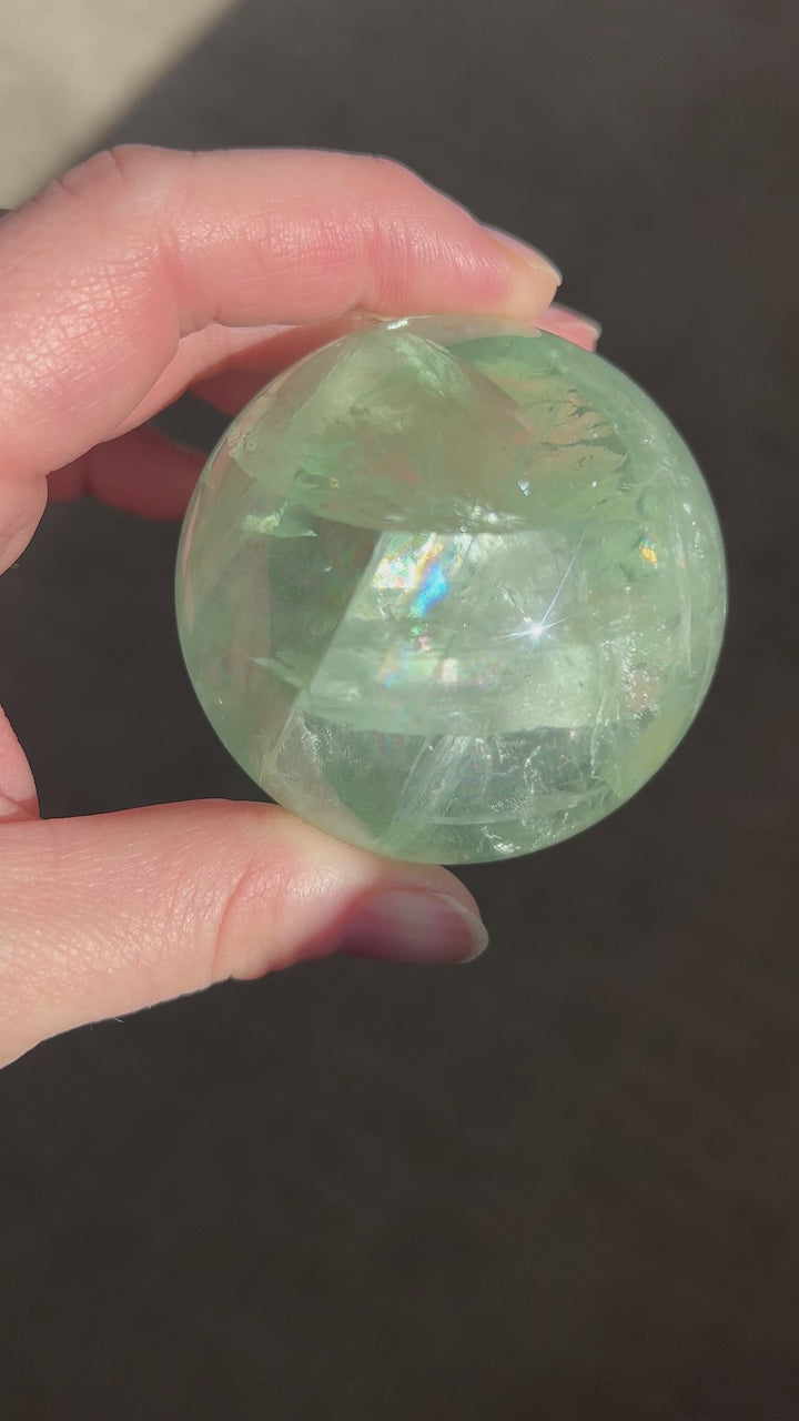 Green Fluorite Sphere 60mm (3)