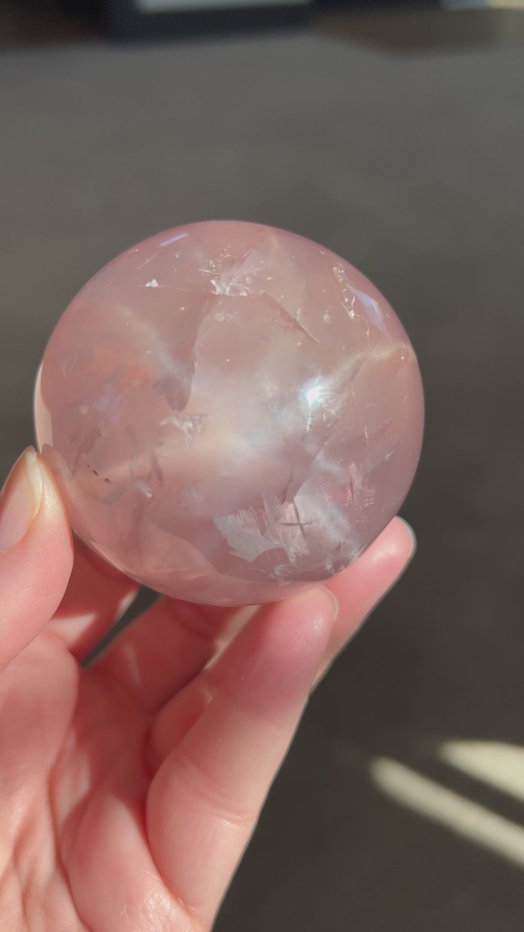 Star Rose Quartz Sphere 4 64mm | 359g