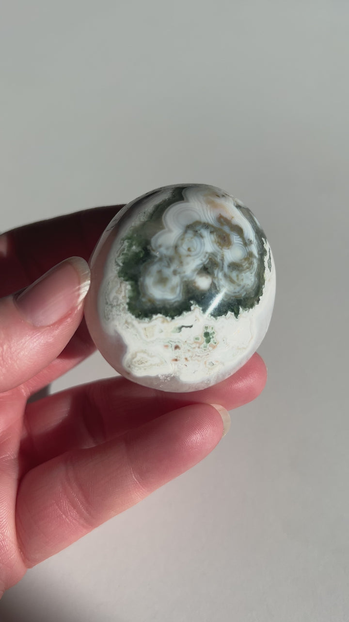 Ocean Jasper 8th Vein Palmstone