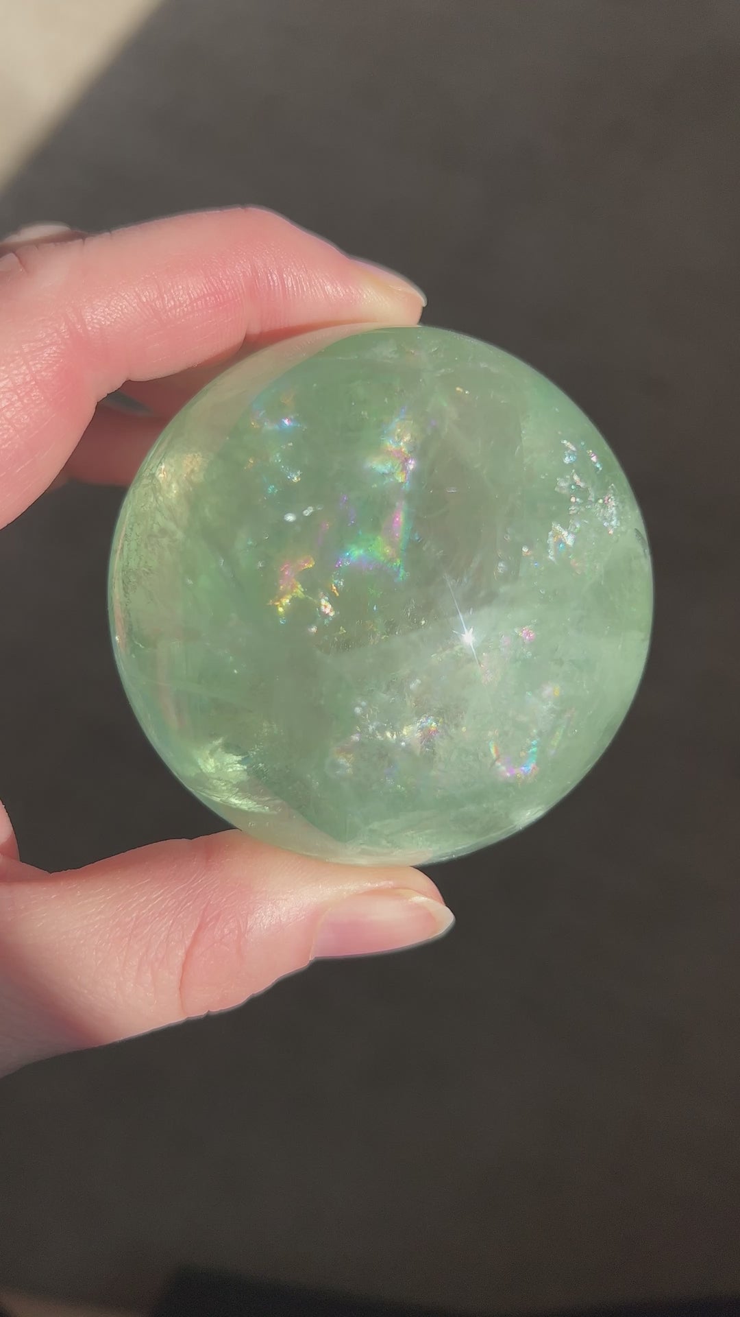 Green Fluorite Sphere 64mm (2)