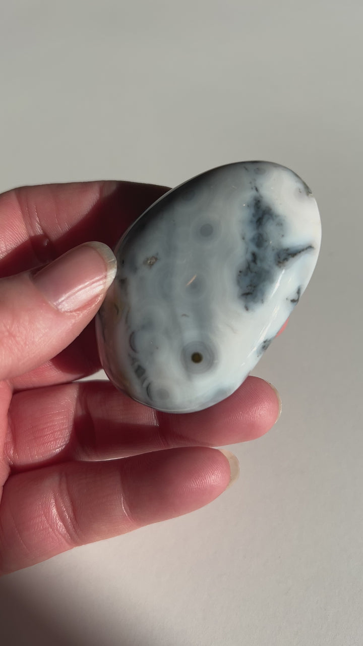 Ocean Jasper 8th Vein Palmstone