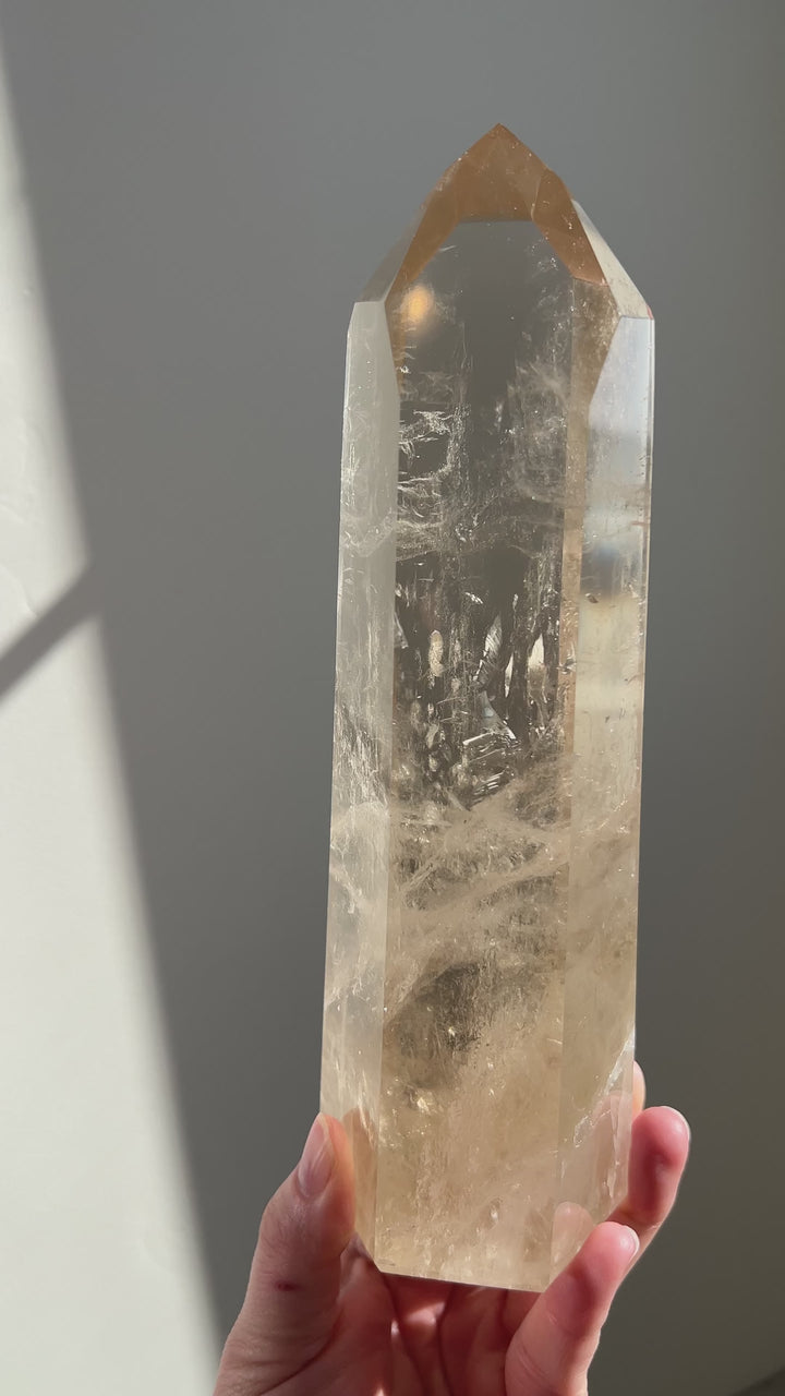 Natural Brazilian Citrine Tower | 3lbs (12)