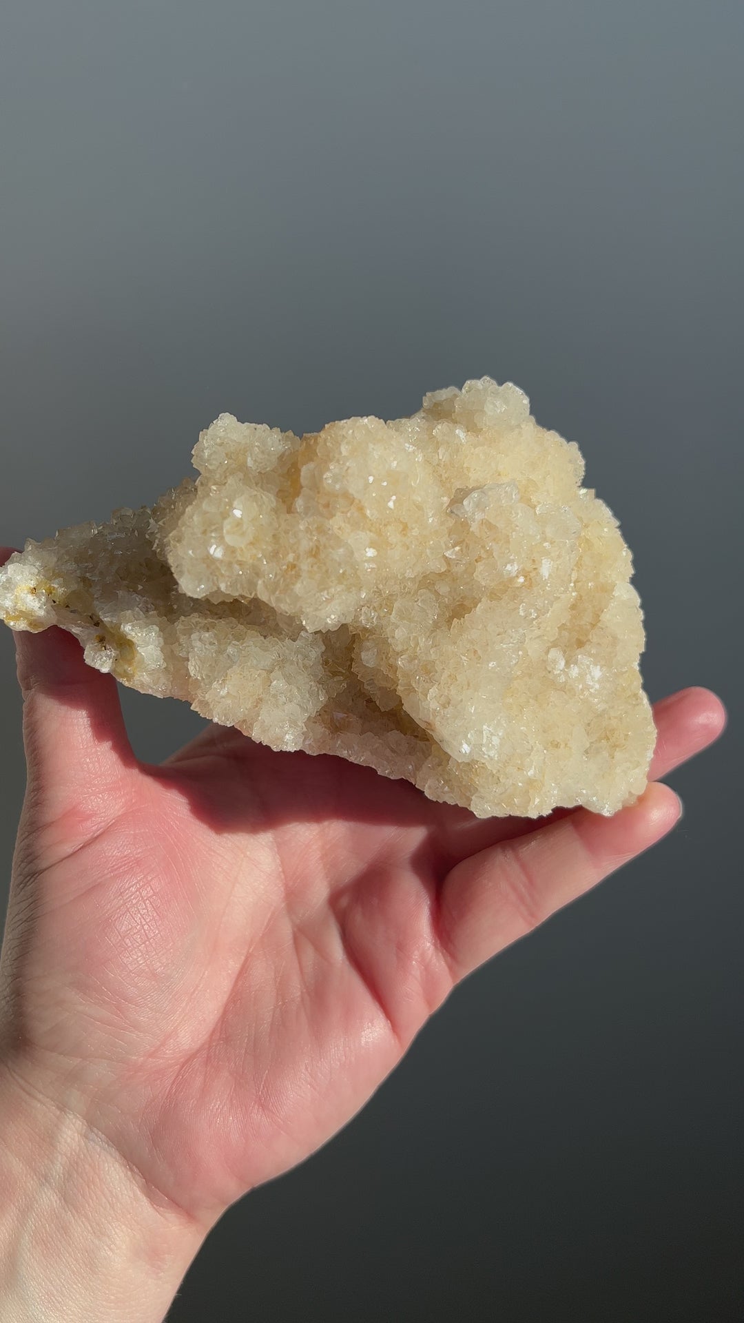 Danburite coated in Calcite