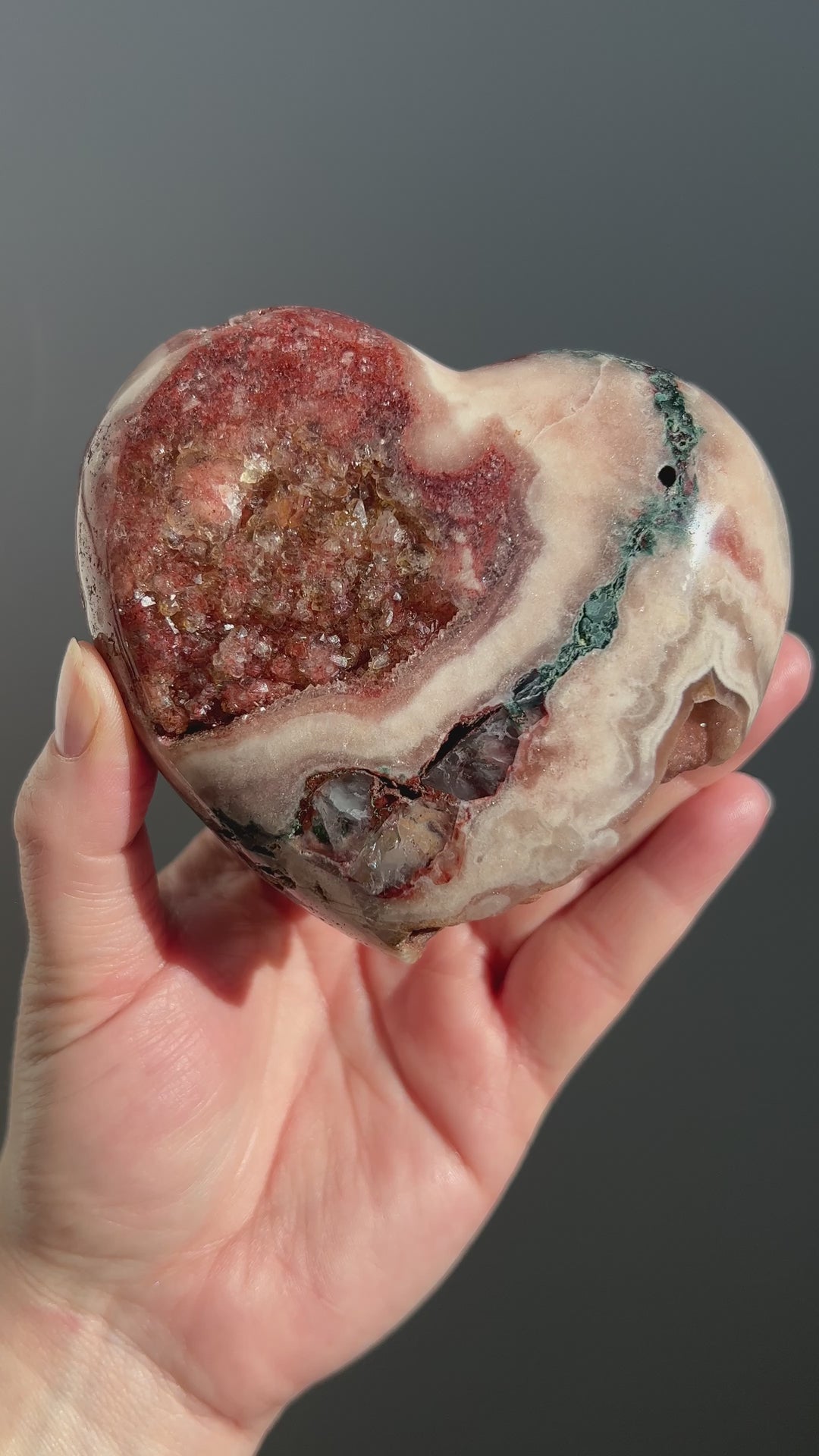 Pink Amethyst Heart 1 | 554g