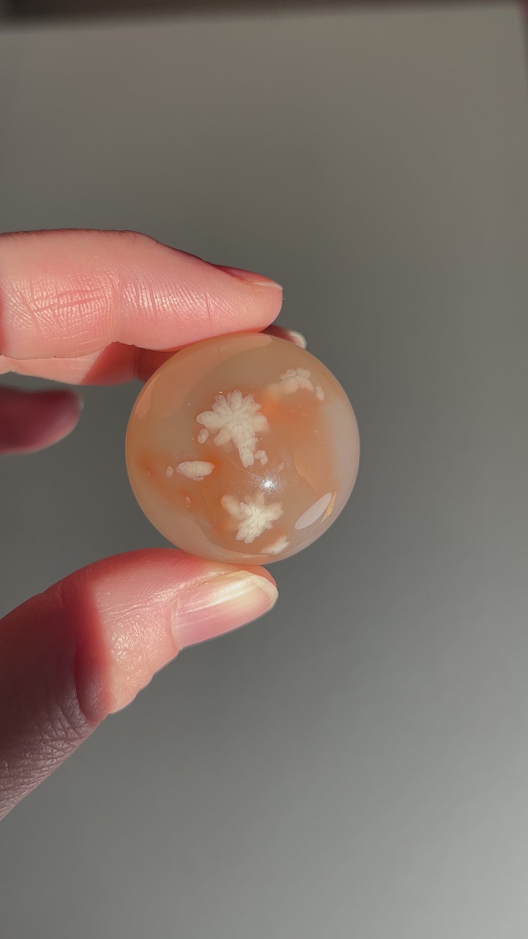 Flower Agate Sphere (2)