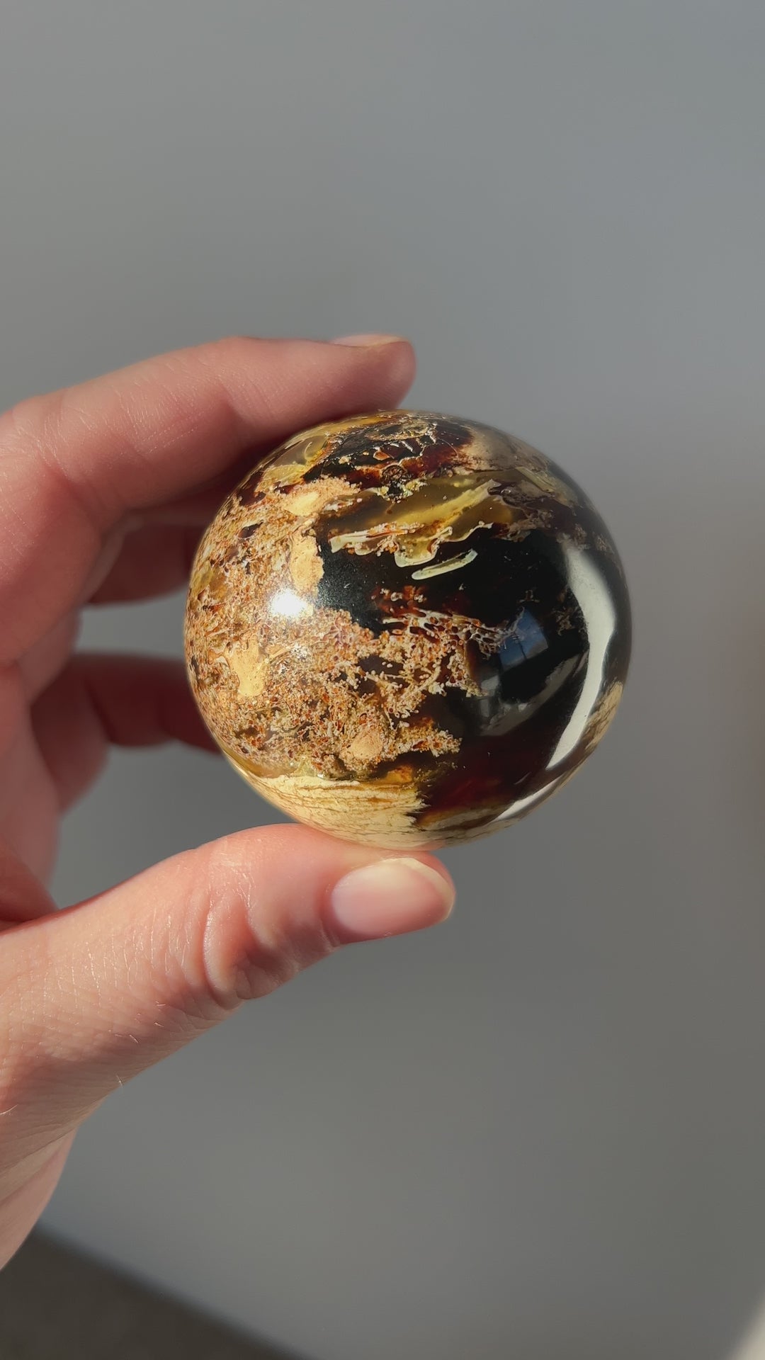 Indonesian Amber Sphere 1