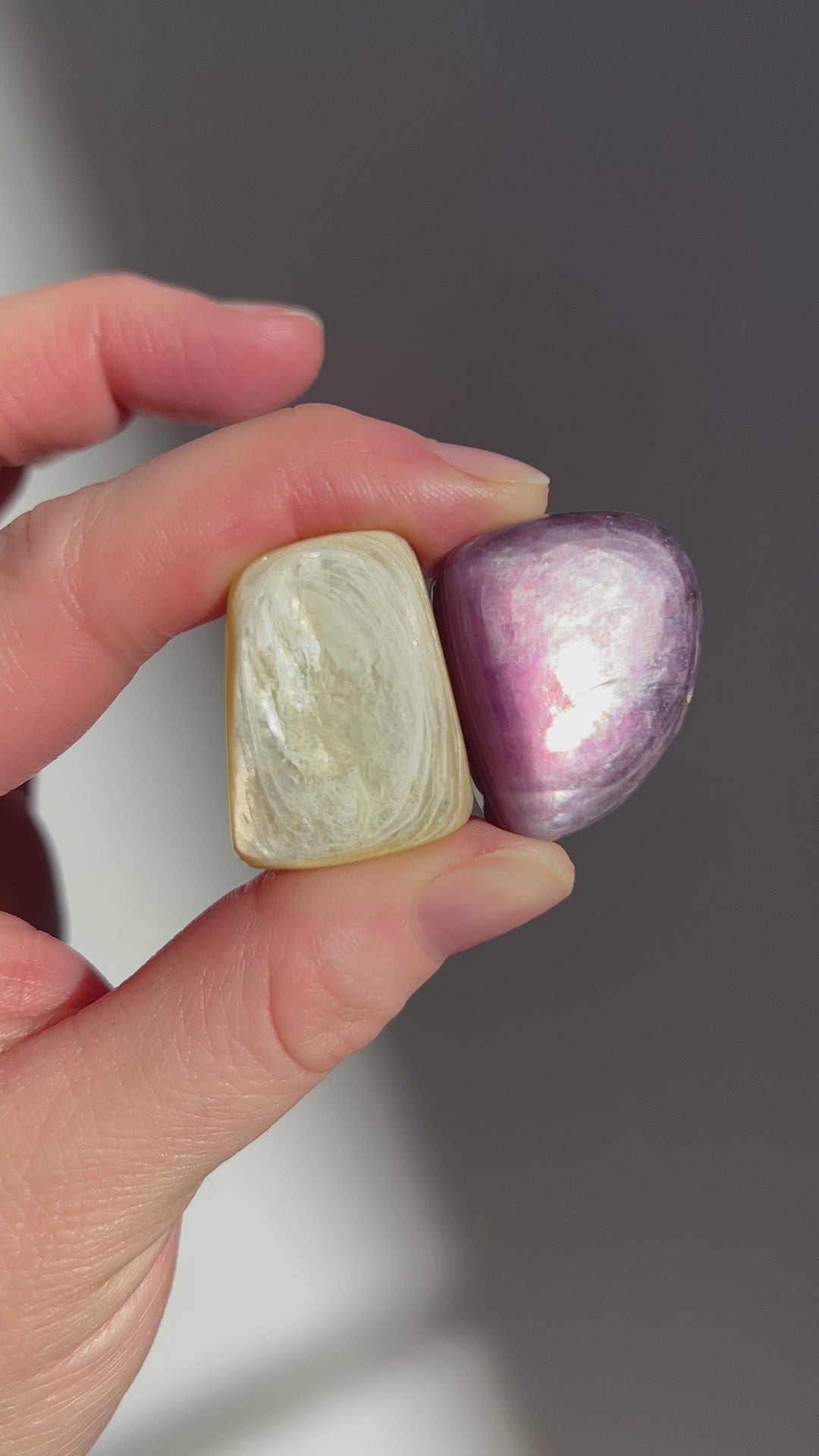 Golden Mica & Gem Lepidolite Bundle 2