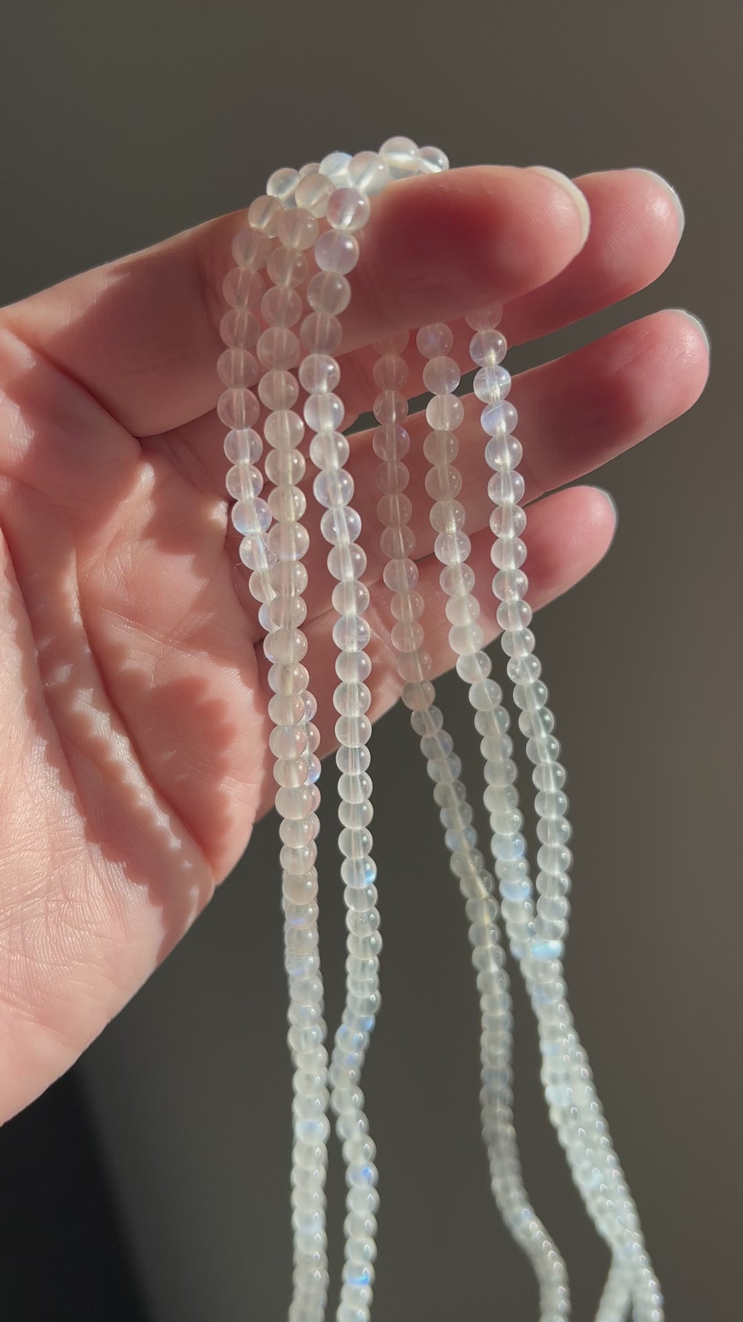 Moonstone Necklace Approximately 22inches | 5mm