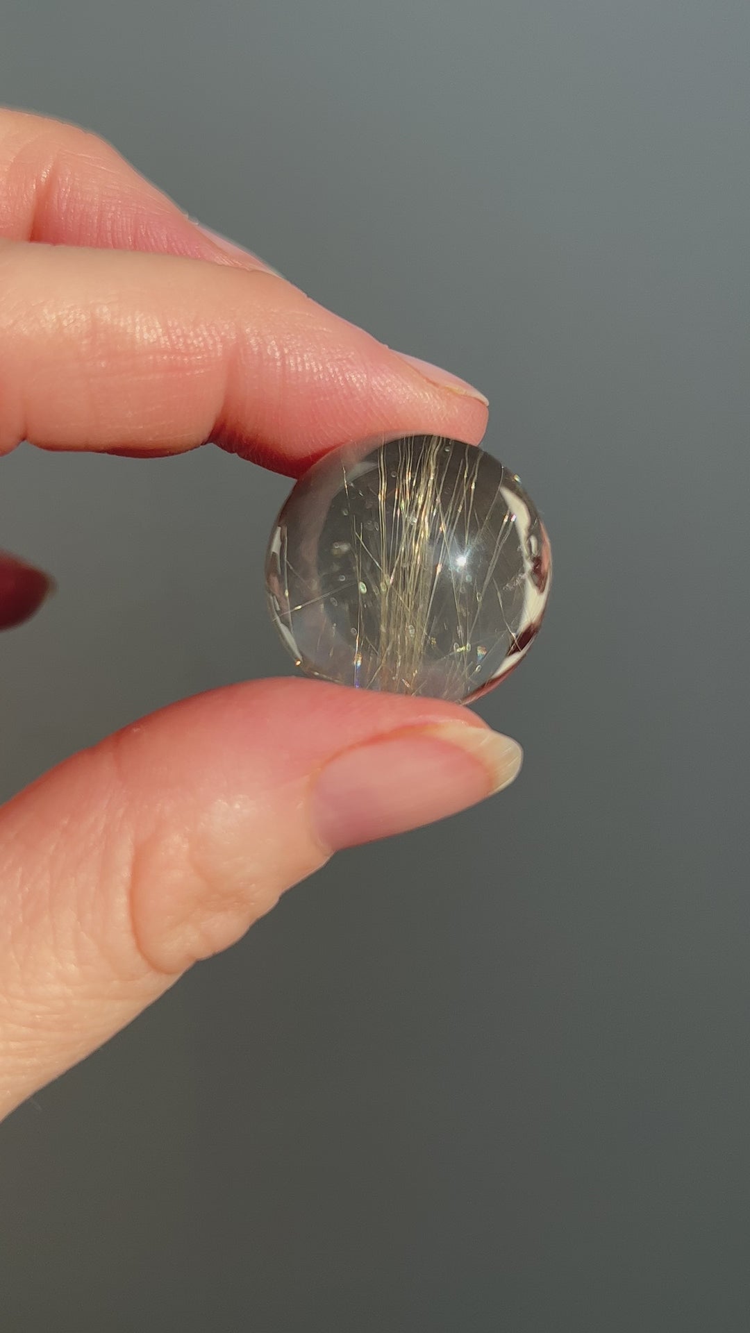 Golden Rutilated Quartz Sphere 23mm (5)