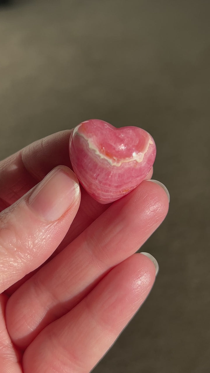 Rhodochrosite Heart (4)