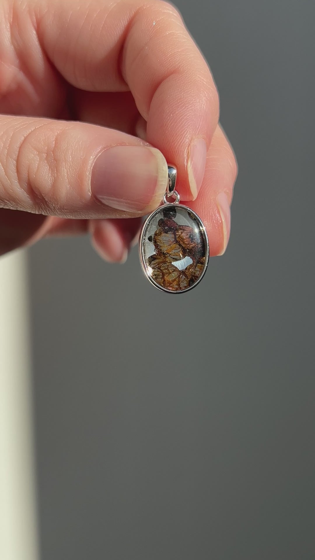 Sericho Pallasite Meteorite Pendant 8