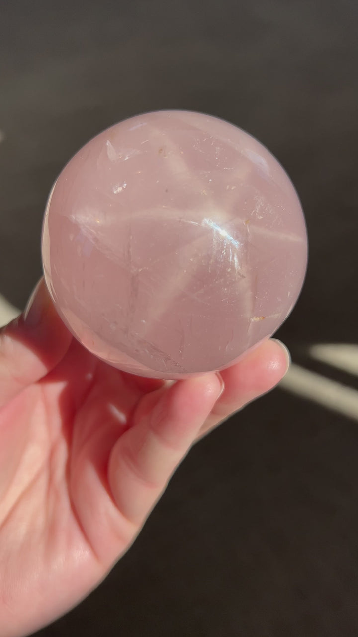 Star Rose Quartz Sphere 3 66mm | 376g