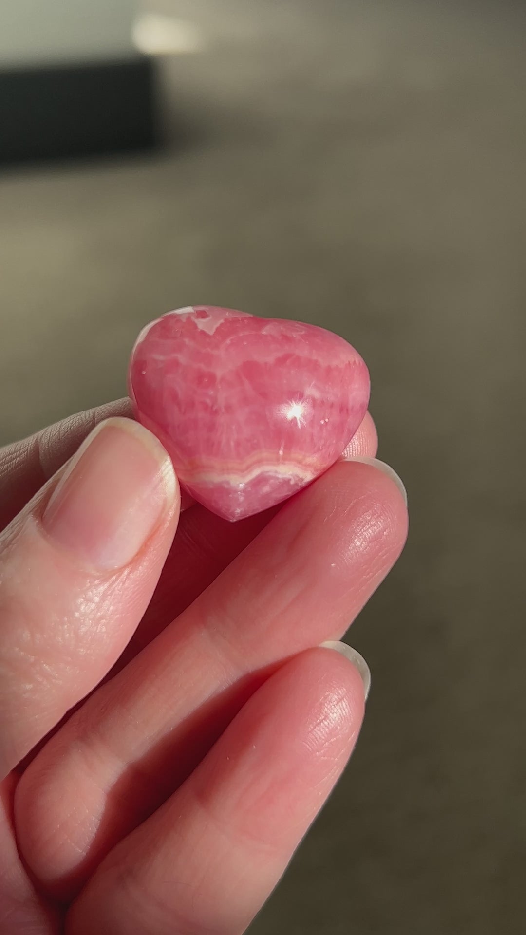 Rhodochrosite Heart (1)