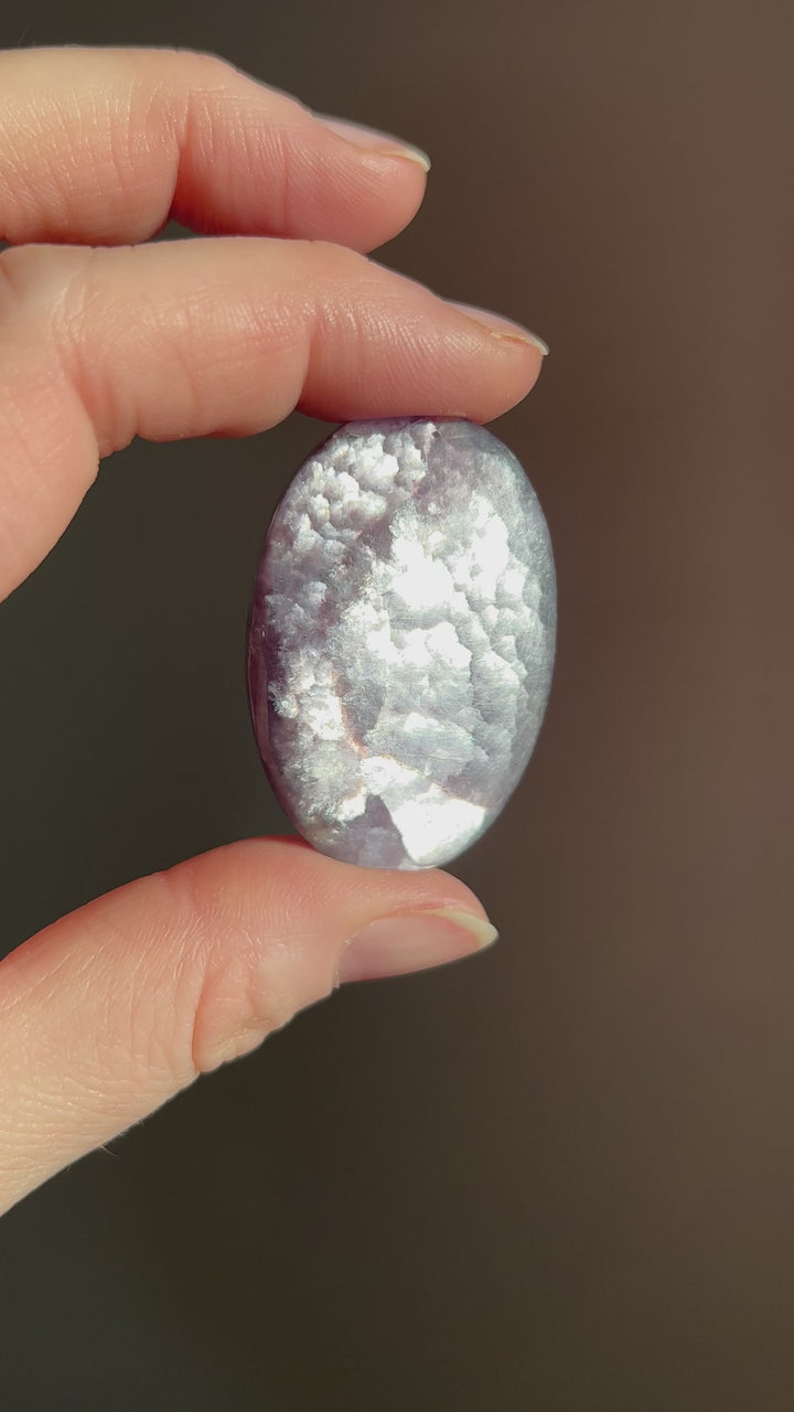 Gem Lepidolite Cab 1 22.1g