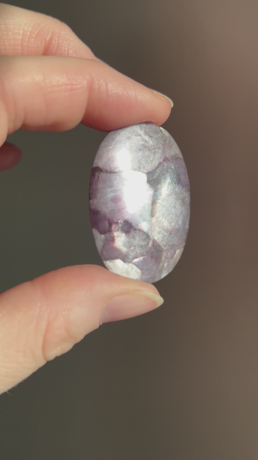 Gem Lepidolite Cab 7 10.4g