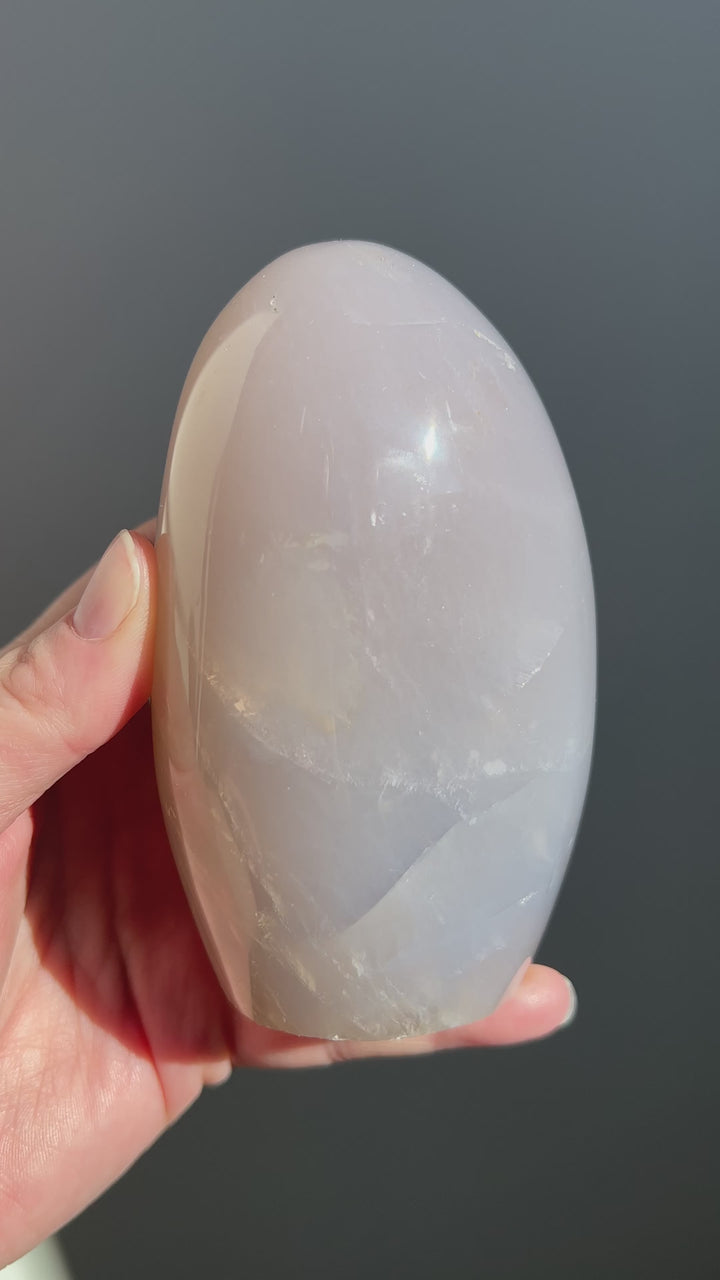 Blue Rose Quartz | 1lb 10oz (1)