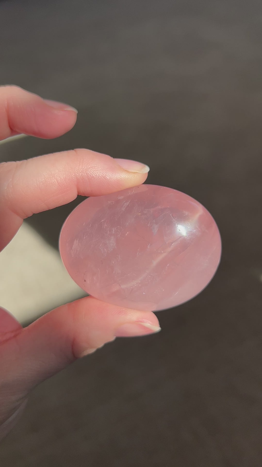 Star Rose Quartz Palmstone 5