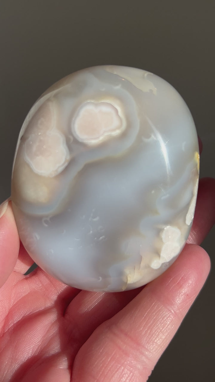 Flower Agate Palmstone (2)