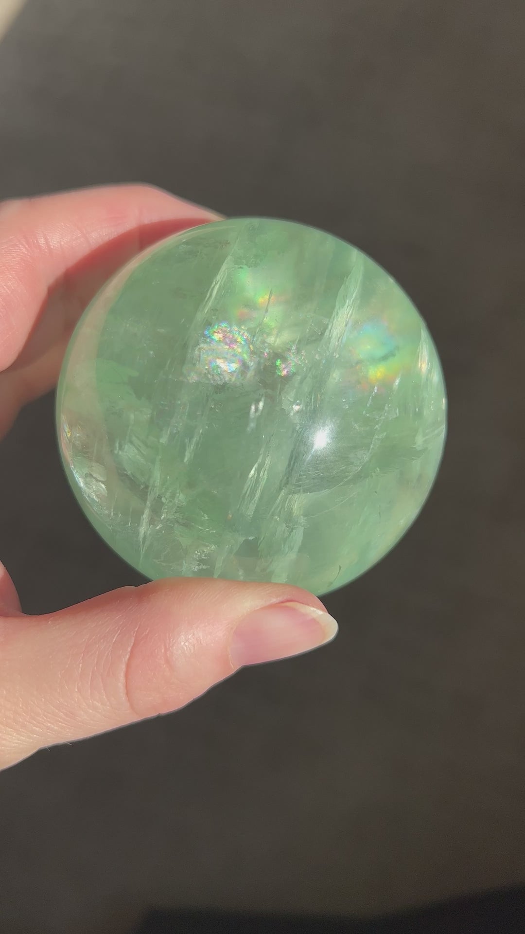 Green Fluorite Sphere 66mm (1)