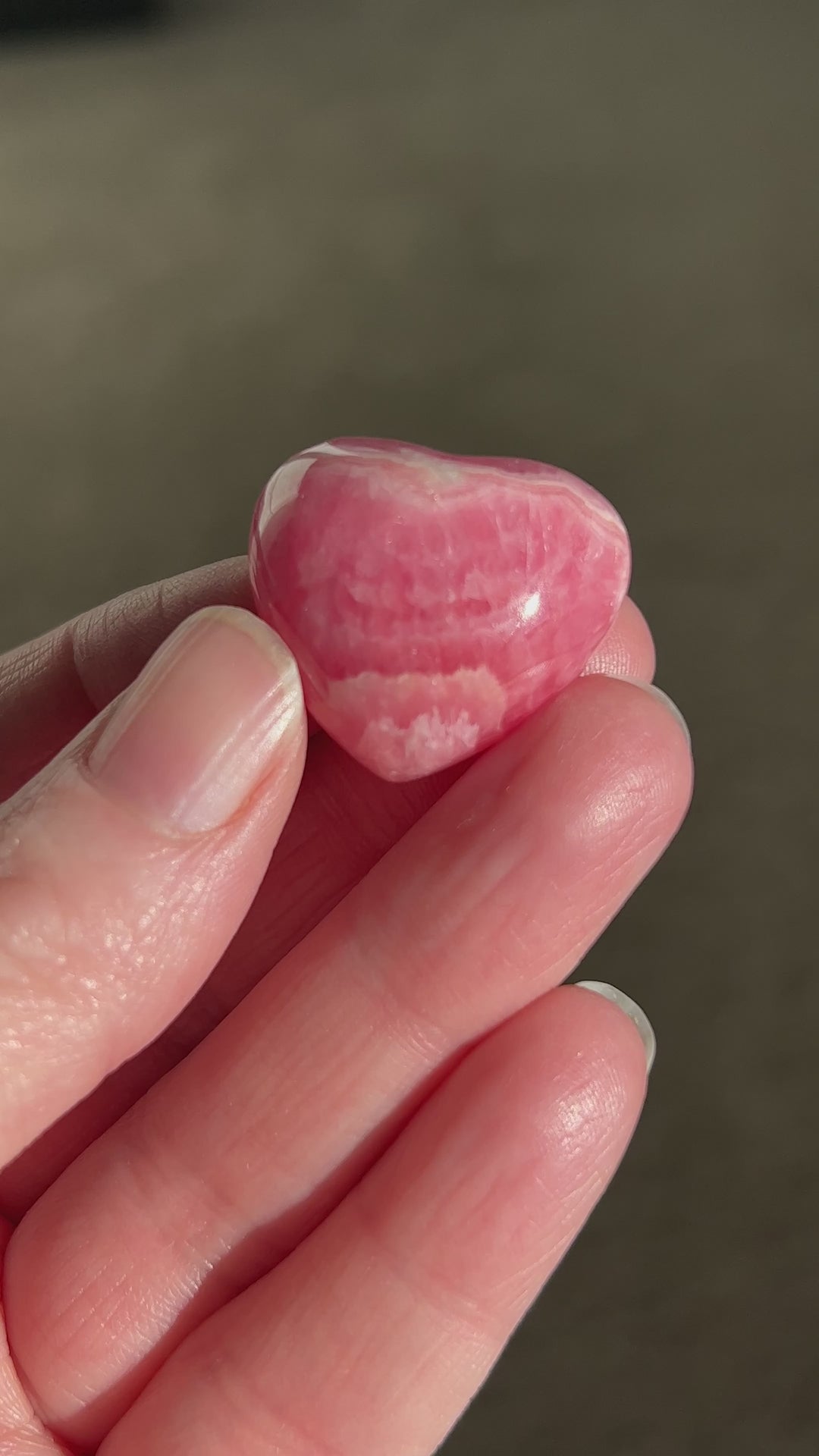 Rhodochrosite Heart (2)