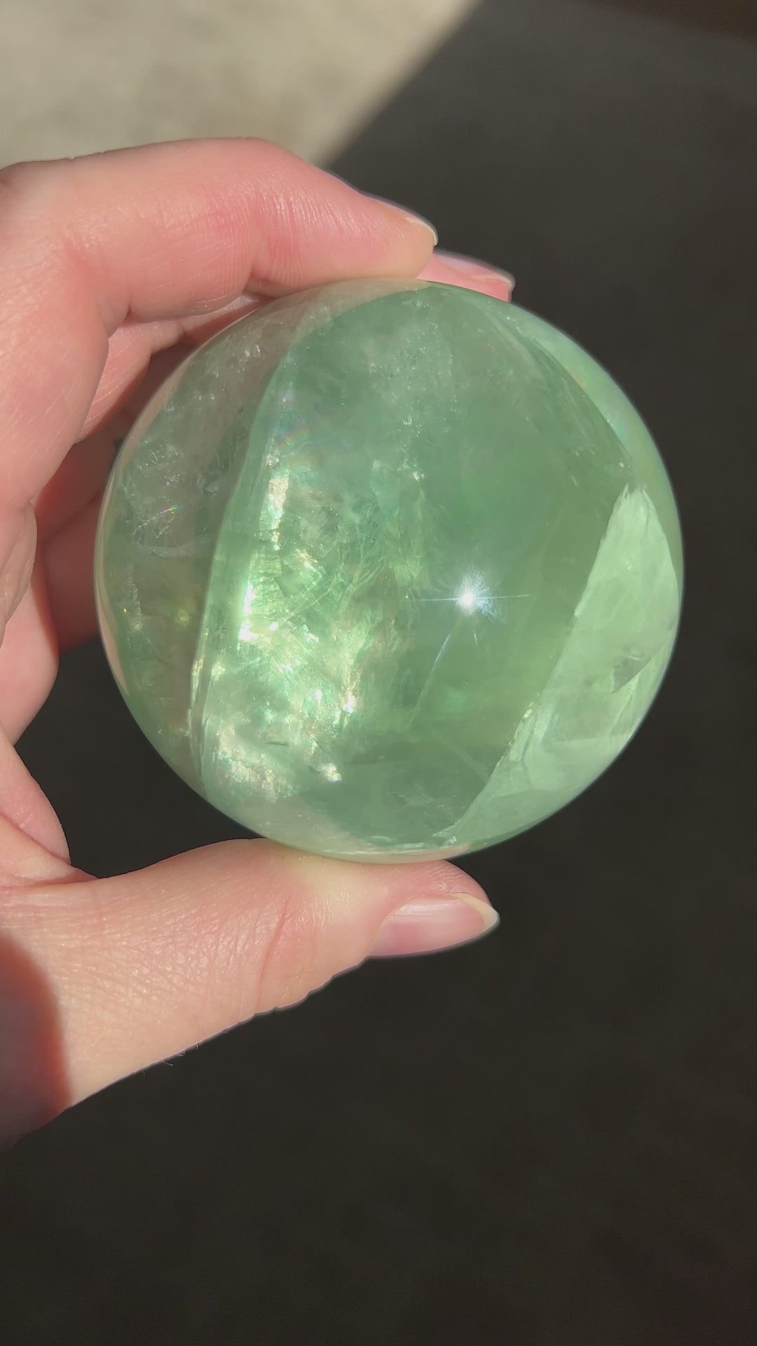 Green Fluorite Sphere 67mm (9)