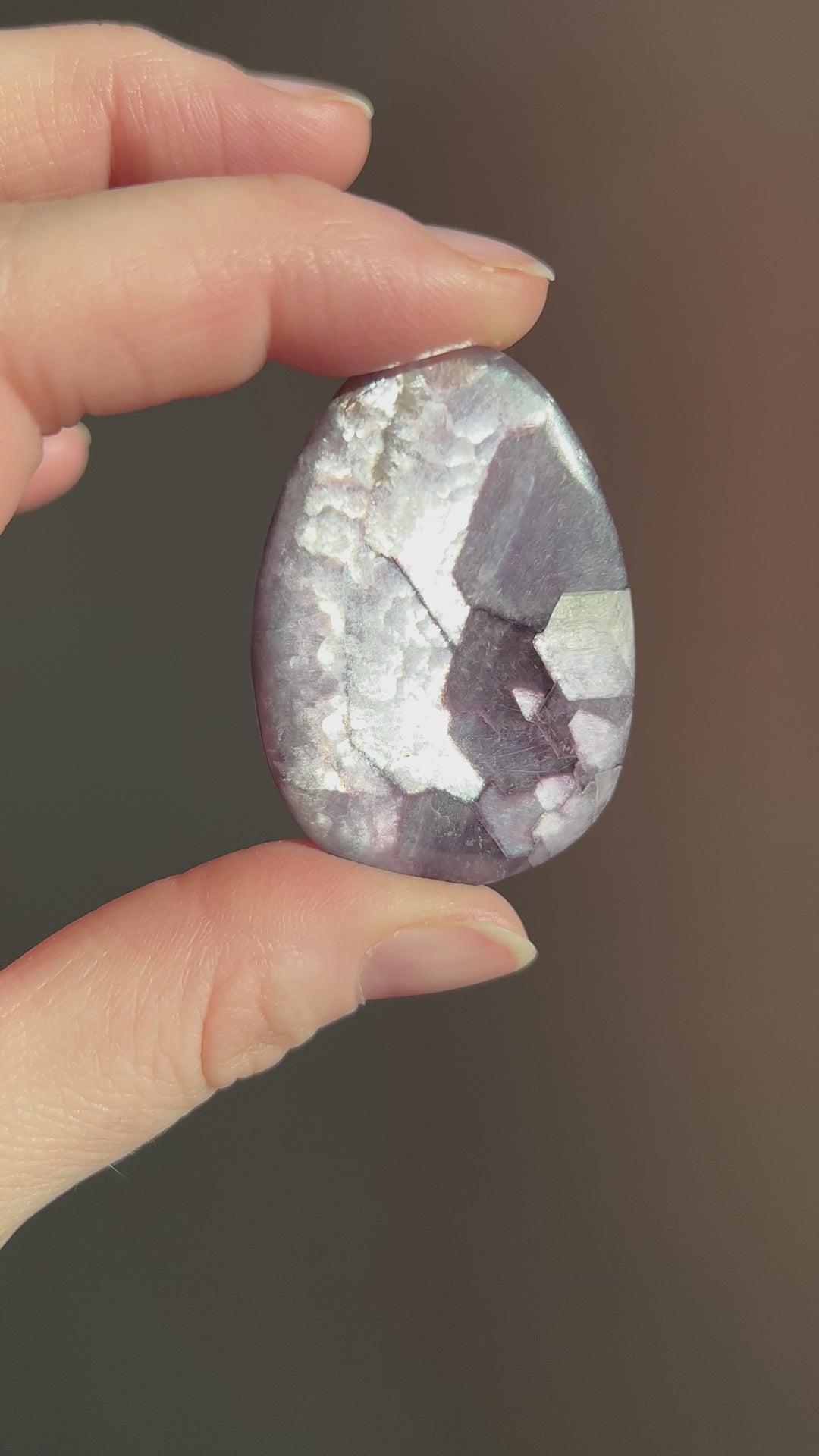 Gem Lepidolite Cab 2 22.1g