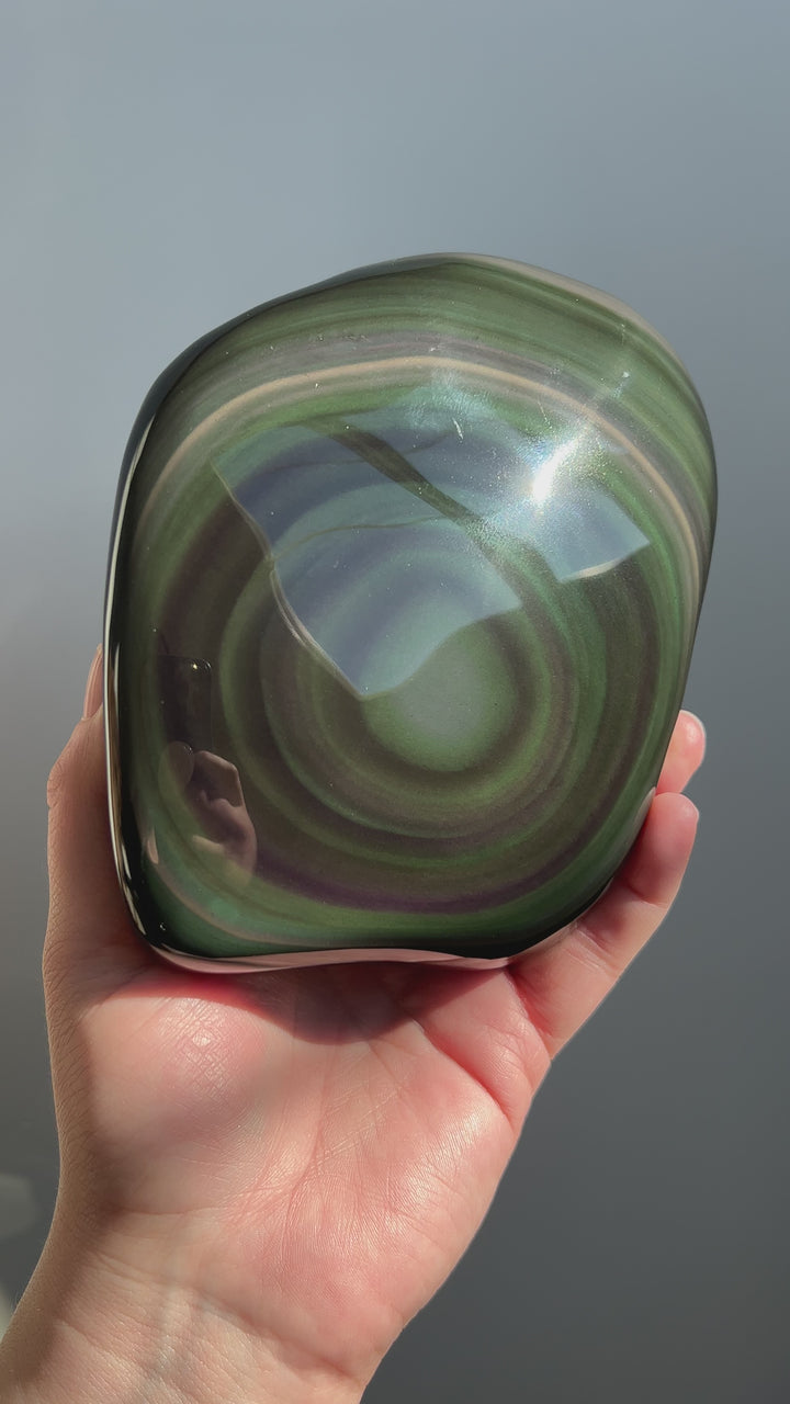 Rainbow Obsidian Freeform