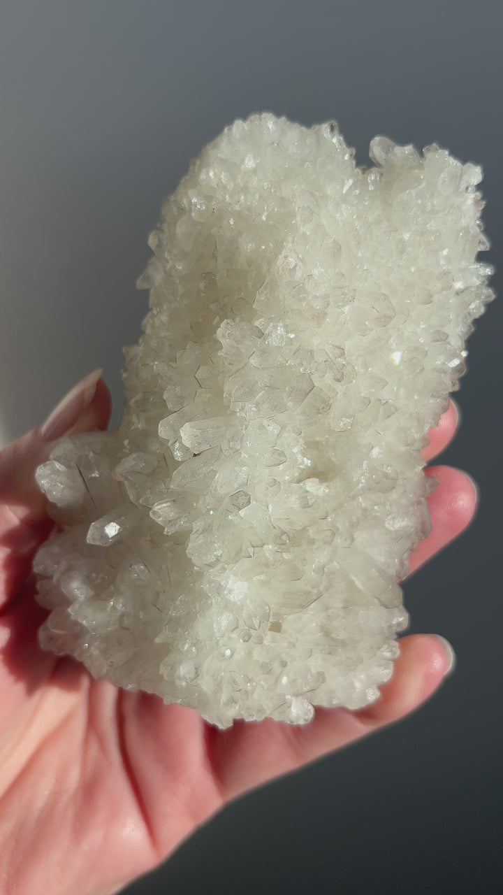 Danburite coated in Calcite