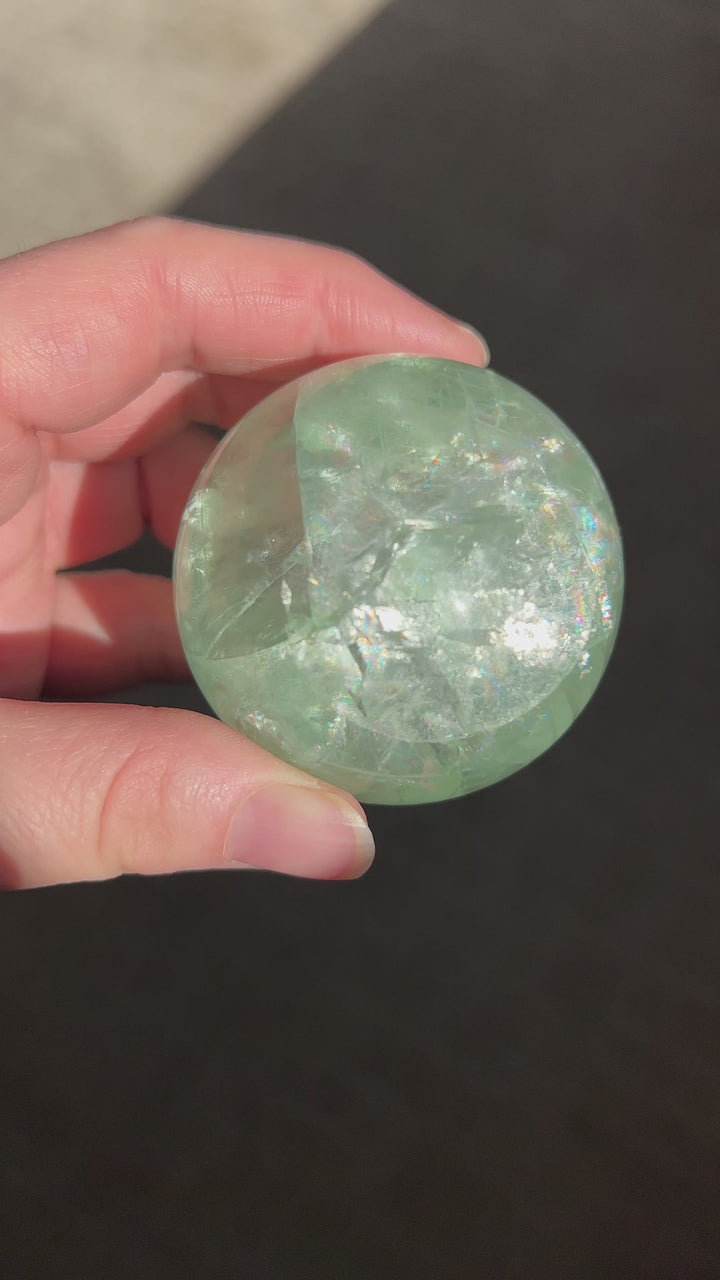 Green Fluorite Sphere 55mm (6)