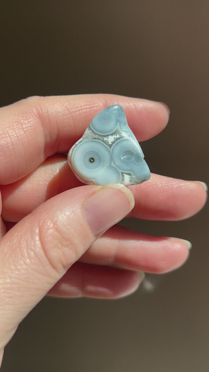 Blue 8th Vein Ocean Jasper Tumble (8)