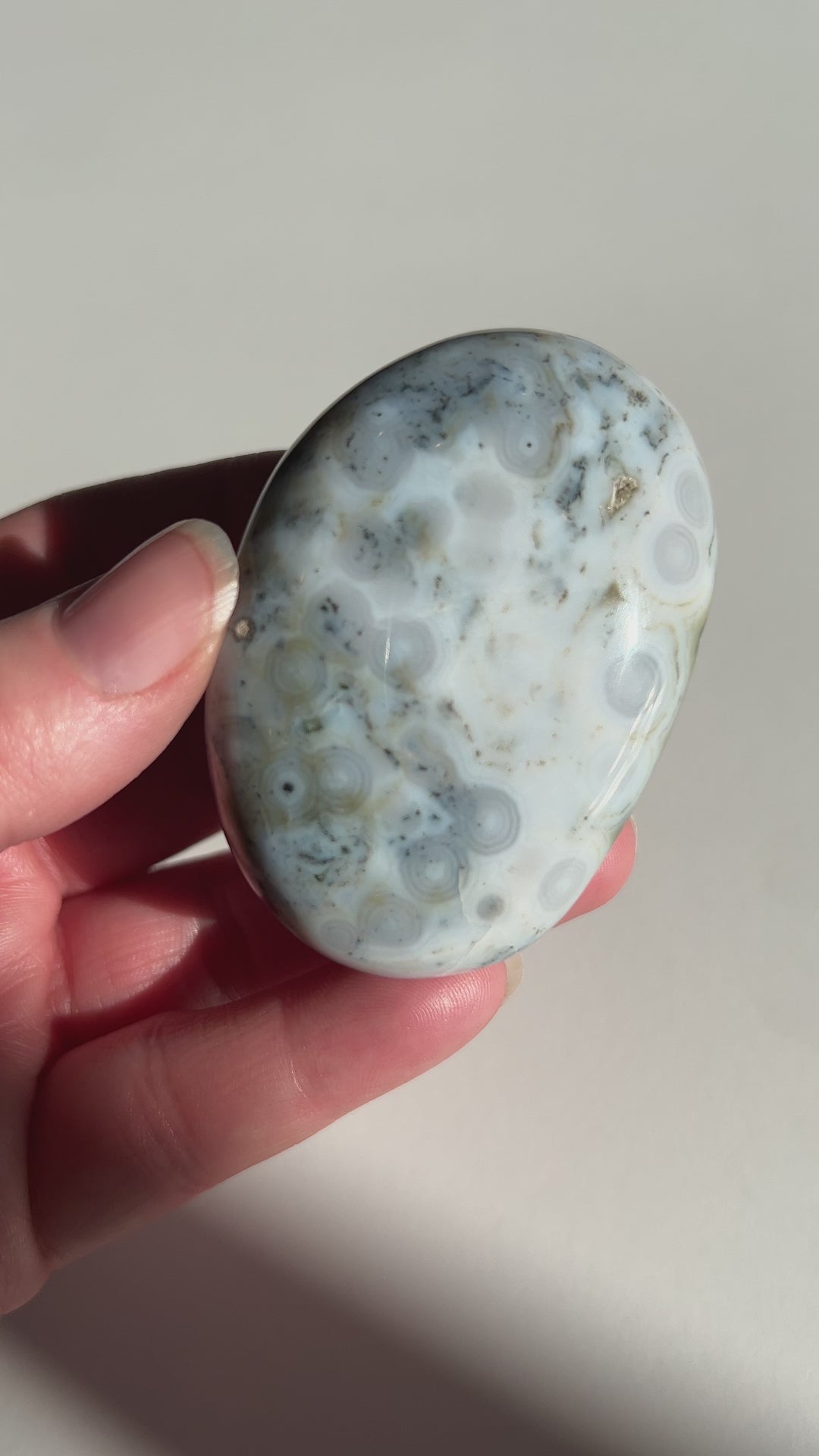 Ocean Jasper 8th Vein Palmstone